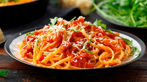 Pasta a la boloñesa